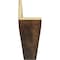 Ekena Millwork 2-Sided (L-beam) Sandblasted Endurathane Faux Wood Ceiling Beam, Premium Aged, 4"W x 8"H  x 20'L BMSD2C0040X080X240ZD - alternate 3
